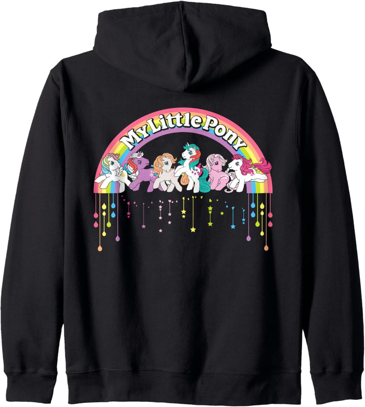 Mein kleines Pony-Logo im Retro-Look Kapuzenjacke