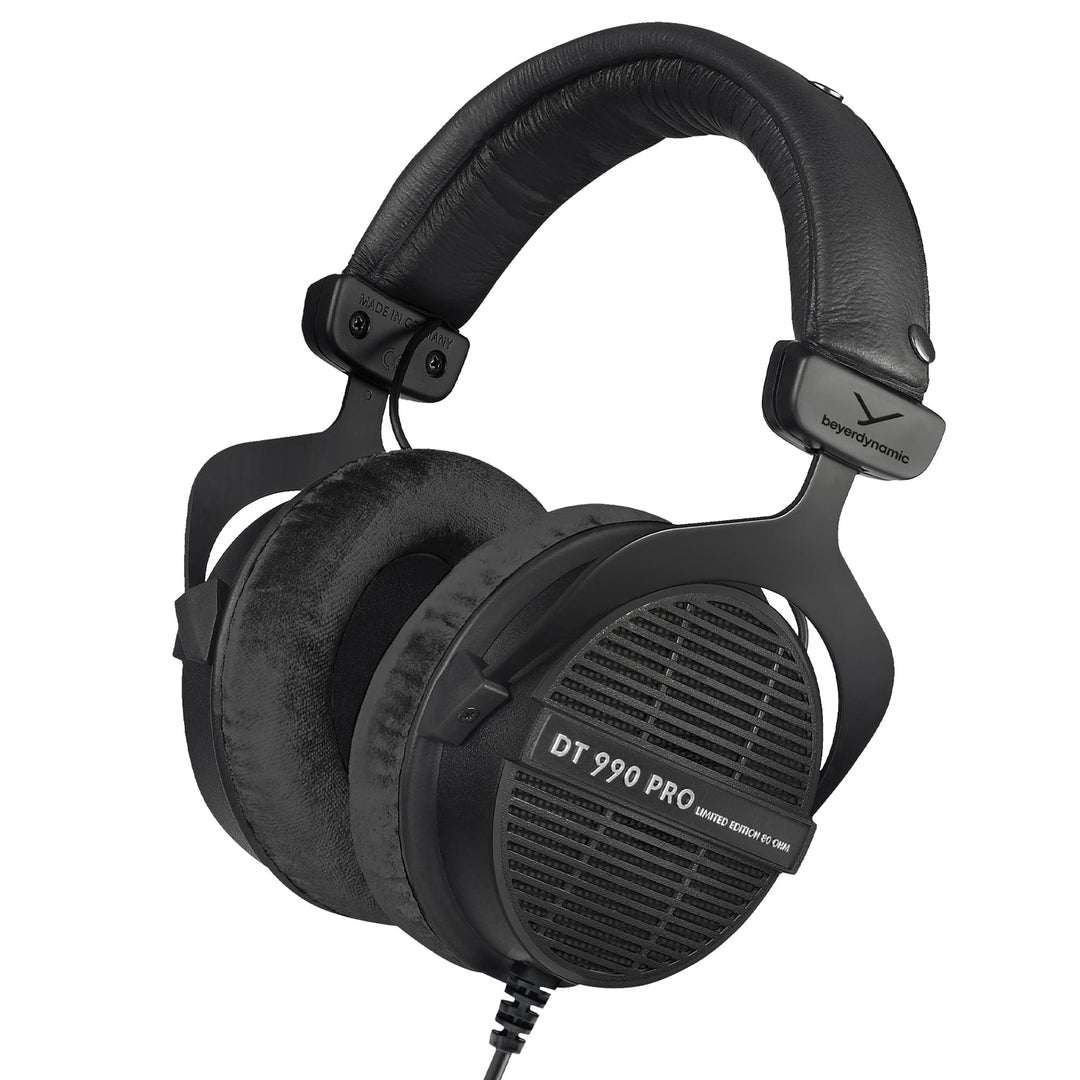 beyerdynamic DT 990 PRO 80 Ohm Black Limited Edition, Studio Kopfhörer mit offener Bauweise, 80 Ohm
