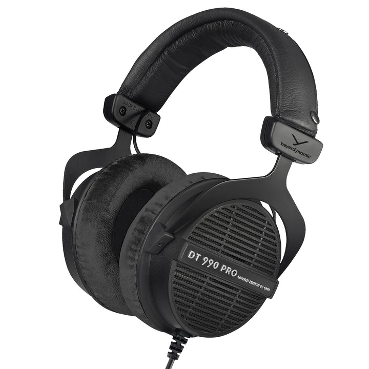 beyerdynamic DT 990 PRO 80 Ohm Black Limited Edition, Studio Kopfhörer mit offener Bauweise, 80 Ohm