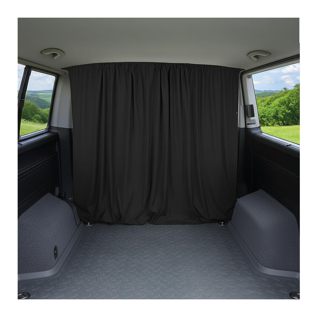 Autogardinen Fahrerhaus Mass Gardinen Camping Sonnenschutz Schwarz 160x180, Schwarz / Autogardinen F