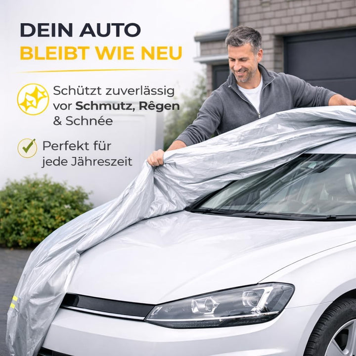Autogadget® Premium Auto Abdeckplane - Autoabdeckung & universale Autoschutzhülle - Abdeckung - Car