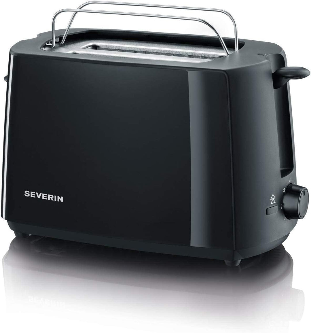 SEVERIN Automatik-Toaster, Toaster mit Brötchenaufsatz, hochwertiger Toaster mit Krümelschublade und