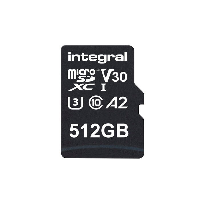 Integral 512GB Micro SD Karte 4K Video Premium High Speed Speicherkarte SDXC bis zu 100MB/s Lesegesc