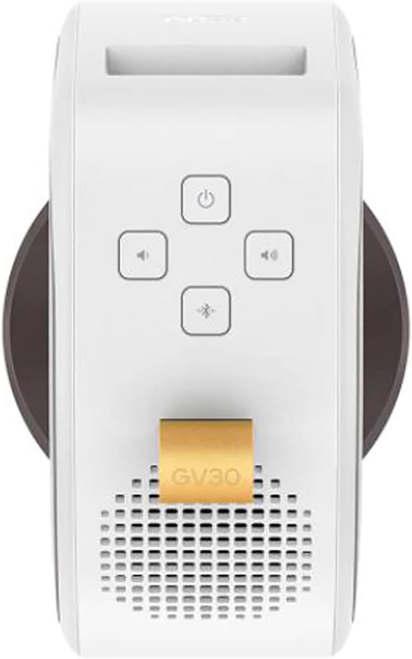 BenQ GV30 Tragbarer Beamer | Bluetooth-Lautsprecher mit Extra-Bass, Android TV, Auto-Fokus, Keystone