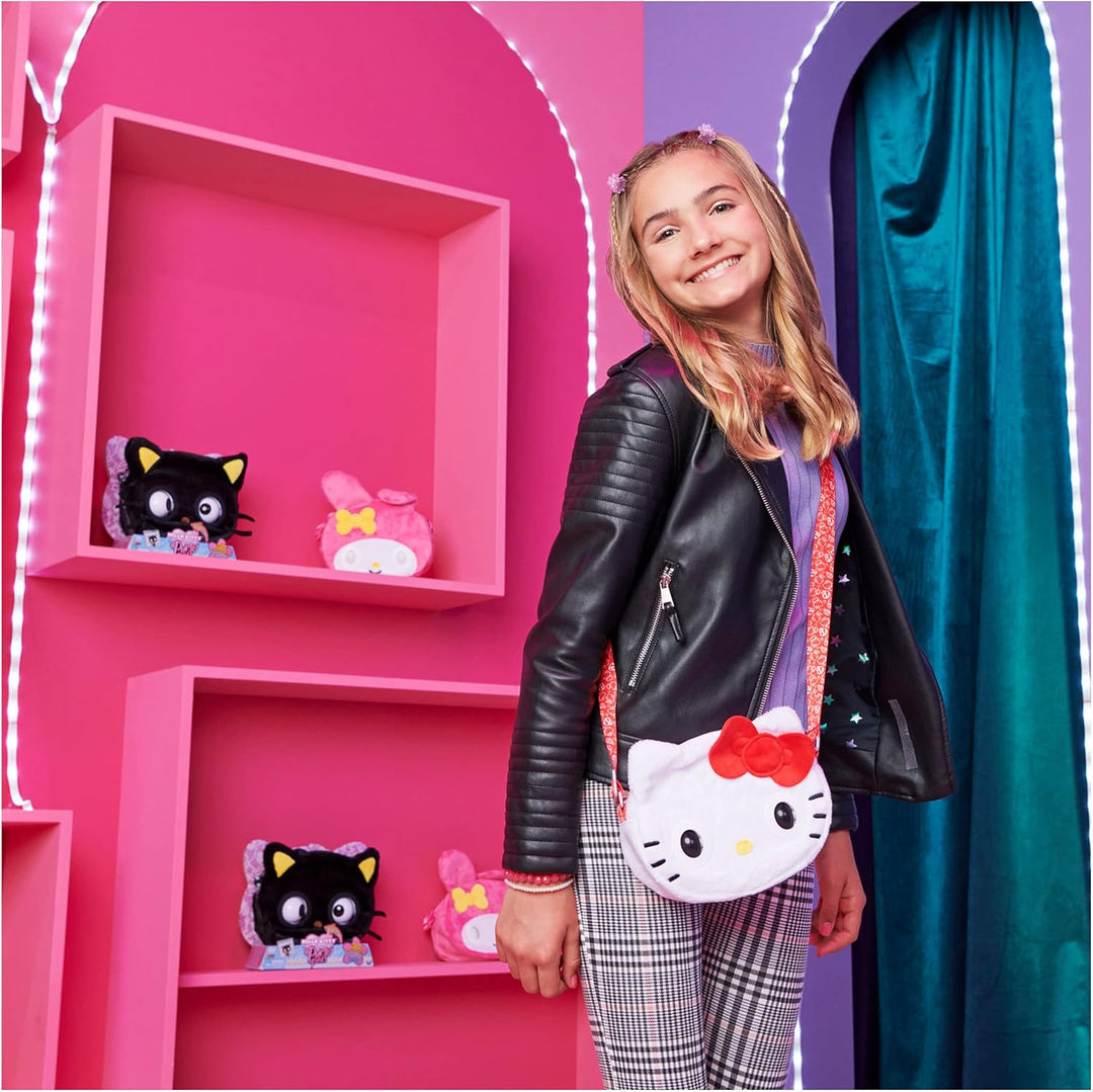 Purse Pets Hello Kitty - interaktive Umhängetasche mit 30+ Geräuschen, Reaktionen, Augenblinzeln und
