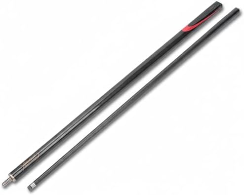 Vbestlife 9MM Carbon Langlebig Professionelle Billard Queues Kleiner Kopf Pool Queues Billard Stick
