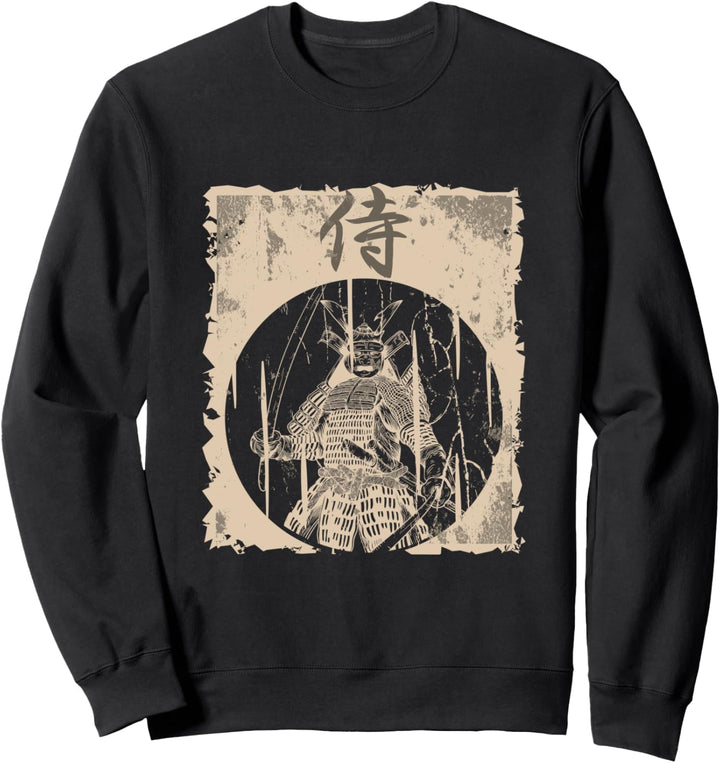 Japanischer Samurai Krieger mit japanischer Samurai Ronin Sweatshirt