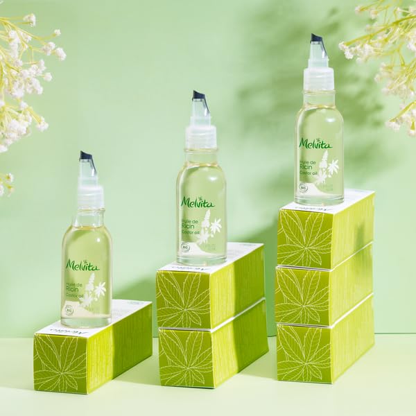 Melvita - Kaltgepresstes Rizinusöl - Schönheitsöle - Pflege für Nägel, Wimpern und trockenes Haar -