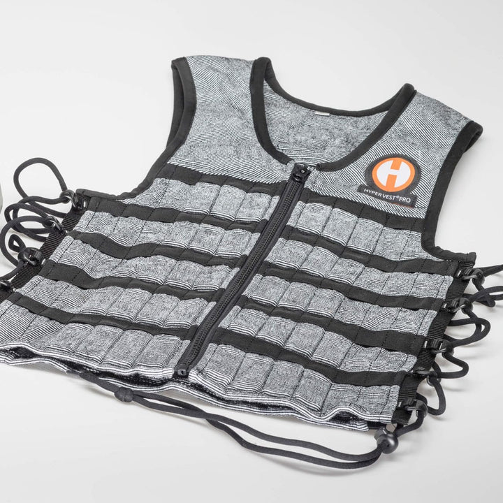 HYPERWEAR Unisex-Erwachsene Hyper Vest PRO Gewichtsweste M Schwarz / silberfarben, M Schwarz / silbe