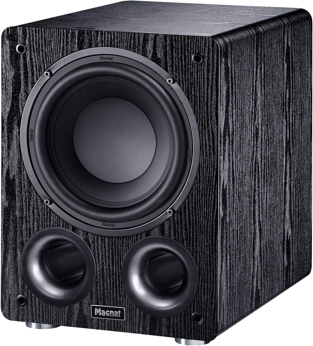 Magnat Alpha RS 8, Aktivsubwoofer mit 200 mm grosser Membran und bis zu 160 Watt Leistung Schwarz, S