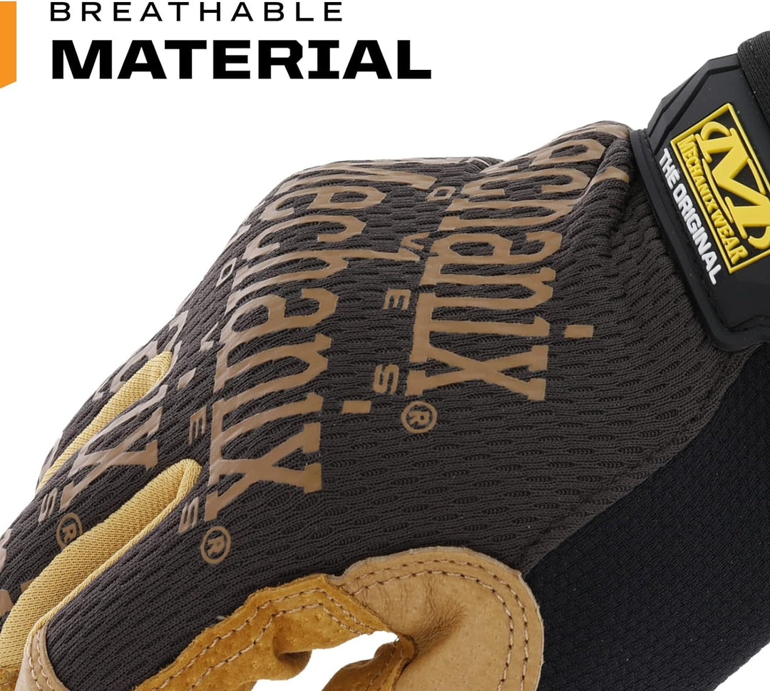Mechanix Wear Handschuhe aus Leder, Grösse M, Braun/Schwarz M (1er Pack), M (1er Pack)