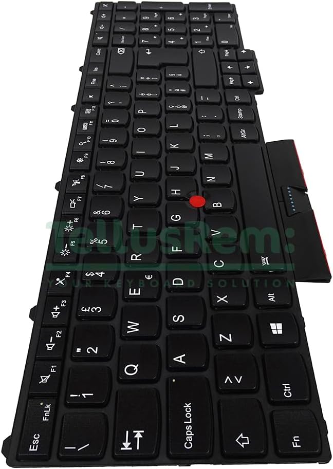 TellusRem ersatztastatur Italienisch Hintergrundbeleuchtung für Lenovo Thinkpad P50 P70 P51 P71 Back