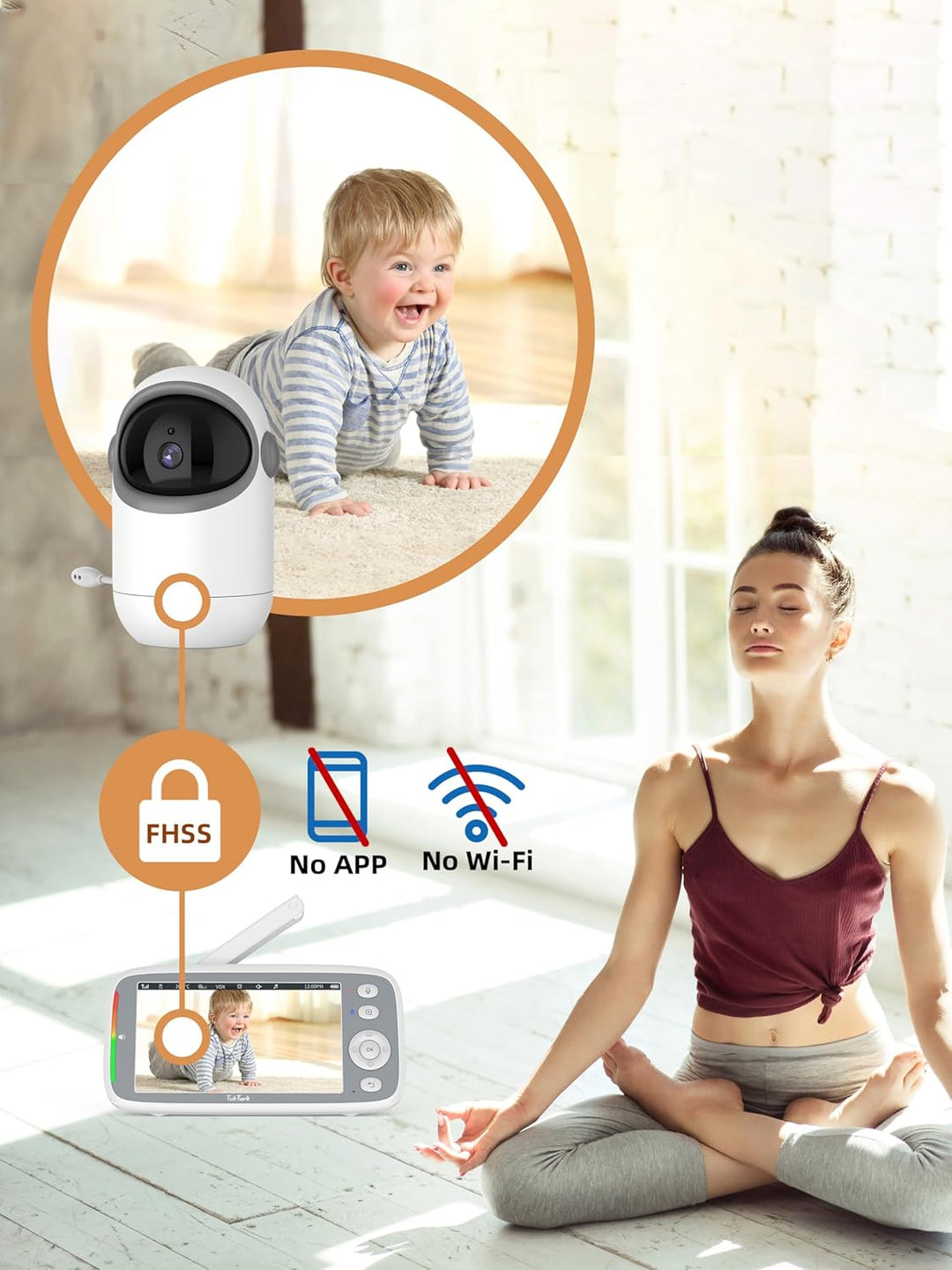 TakTark Babyphone mit Kamera, 5&