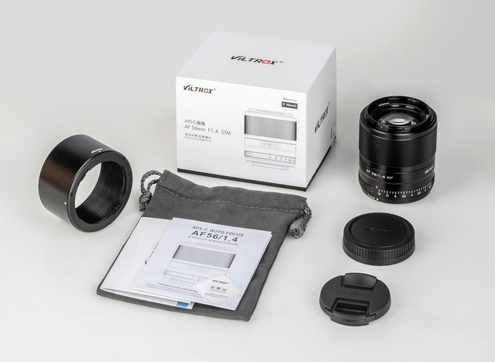 VILTROX 56mm F1.4 XF Standard Objektiv APS C Autofokus X Mount für Fujifilm X A7 E3 E4 X H1 X Pro2 P