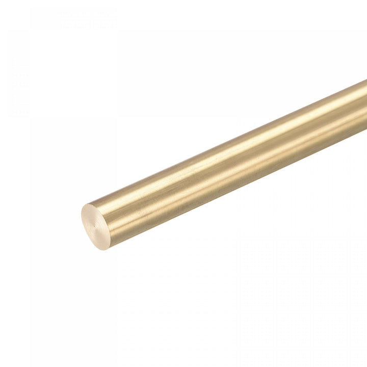 sourcing map Messingstange, Massiv Messing Rundstab 12mm Durchmesser 450mm Länge Drehstange für RC M