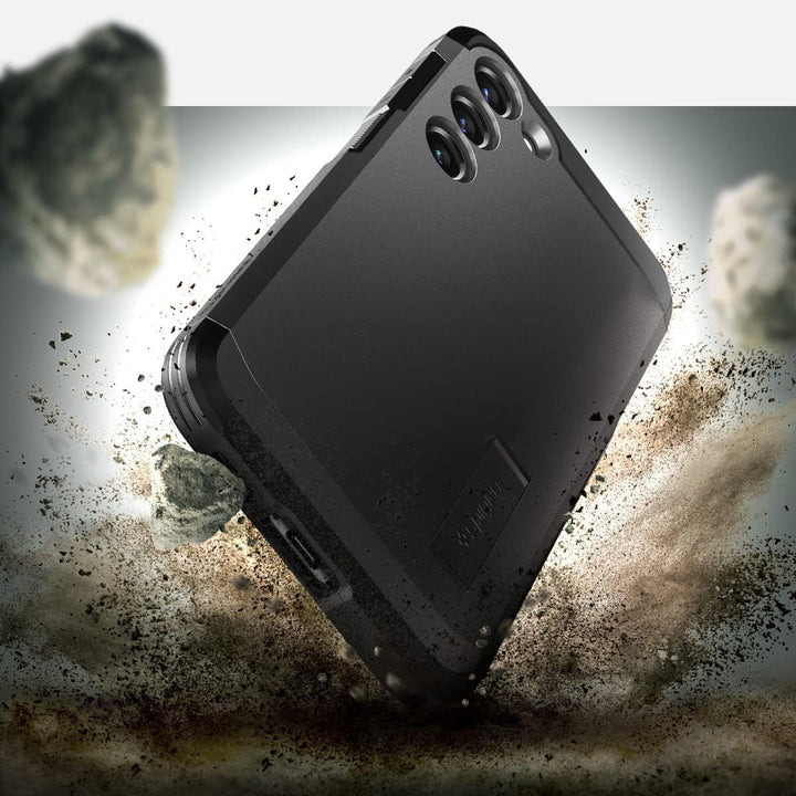 Spigen Tough Armor Hülle Kompatibel mit Samsung Galaxy S23 Plus 5G -Black S23 Plus Schwarz, S23 Plus