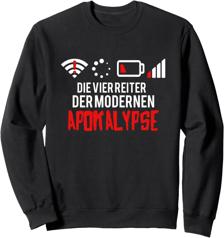 Die vier Reiter der modernen Apokalypse | Nerd Geek Sweatshirt