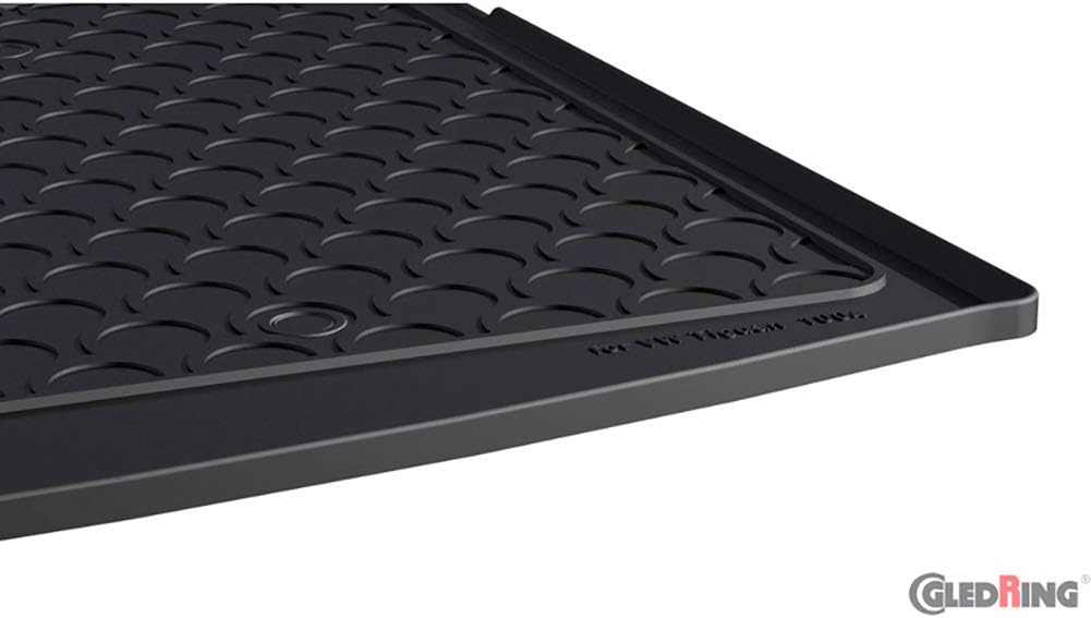 Gledring Rubbasol (Gummi) Kofferraumwanne Kompatibel mit Volkswagen Tiguan II 2016- (5-Personen) (Ti