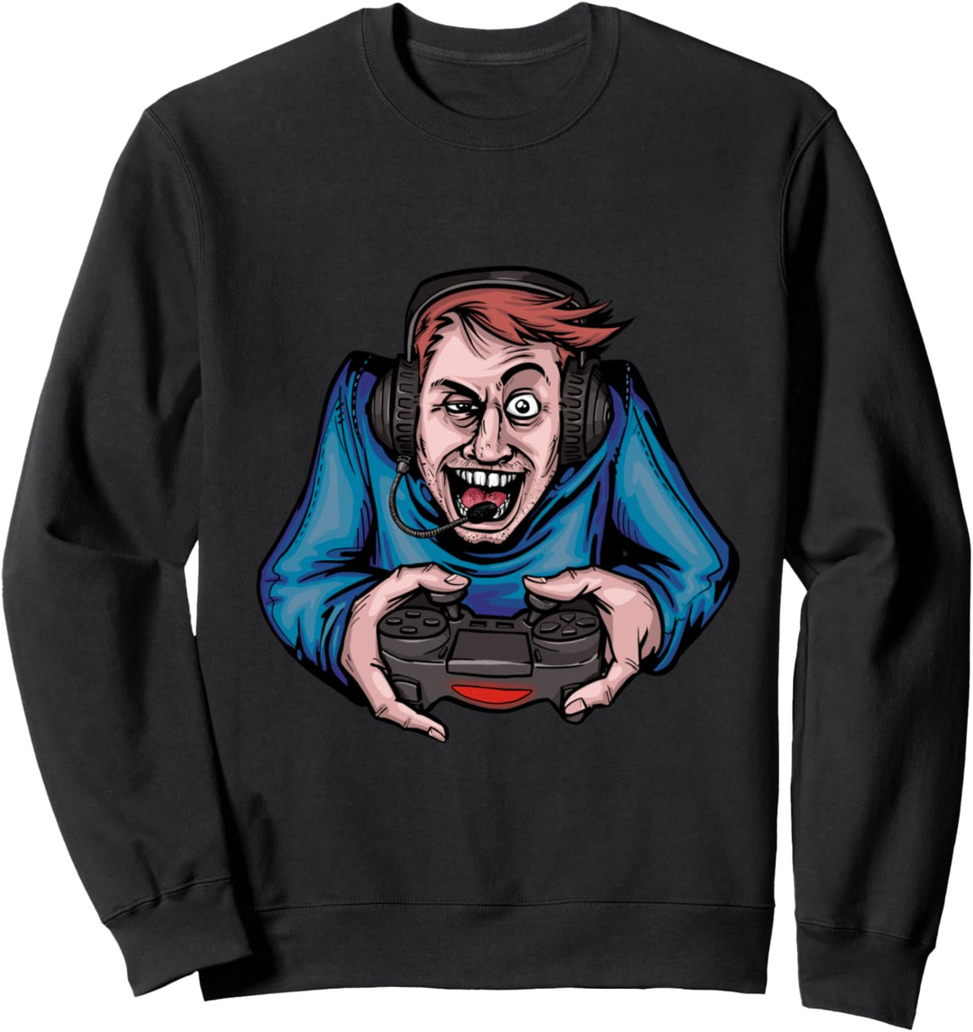 Gamer Gamerin Zocken Konsole Video Game Spieler Zockerin Sweatshirt