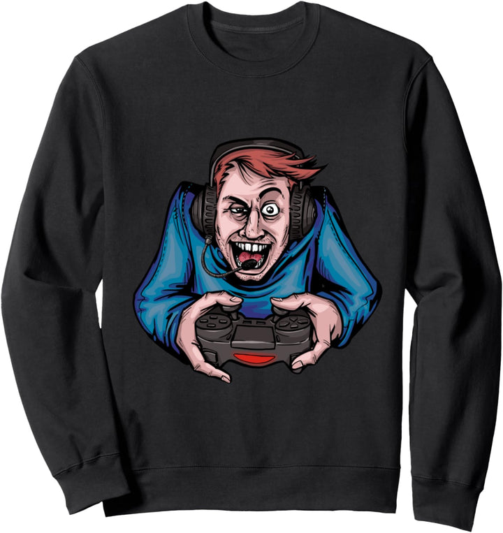 Gamer Gamerin Zocken Konsole Video Game Spieler Zockerin Sweatshirt