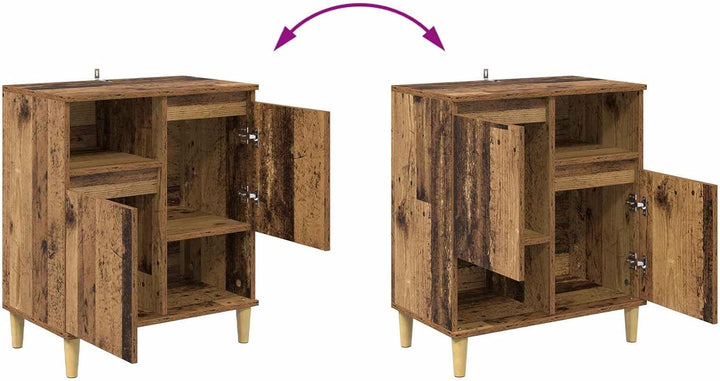 vidaXL Sideboard – modernes Aufbewahrungsschrank für Dein Wohnzimmer, rechteckig und funktional aus