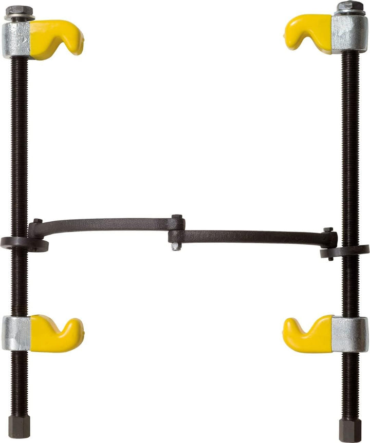 KS Tools 670.0051 Federspanner mit Sicherheitsbügel, kunststoffbeschichteten Haken, 300mm