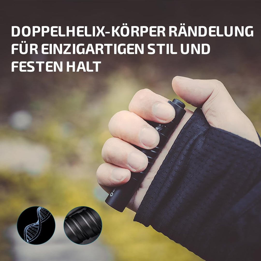 OLIGHT I3T EOS 180 Lumen Mini Taschenlampe mit 2 Helligkeitsstufen, batteriebetrieben, Handlampe, 16
