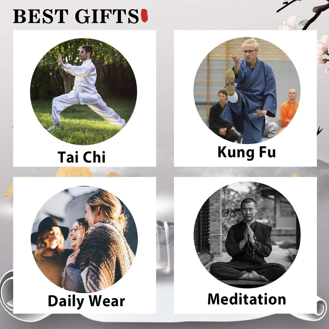 BBLAC 2KEY Kampfsportbekleidung | Traditionelle chinesische Uniformen für Tai Chi und Wing Chun | Un