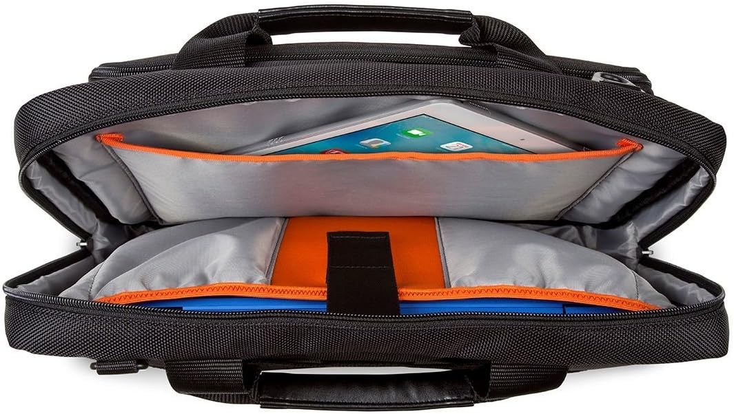 Targus TBT913EU CitySmart 12, 12.5, 13, 13.3, 14" Slimline Topload Notebooktasche – Schwarz/Grau, 14