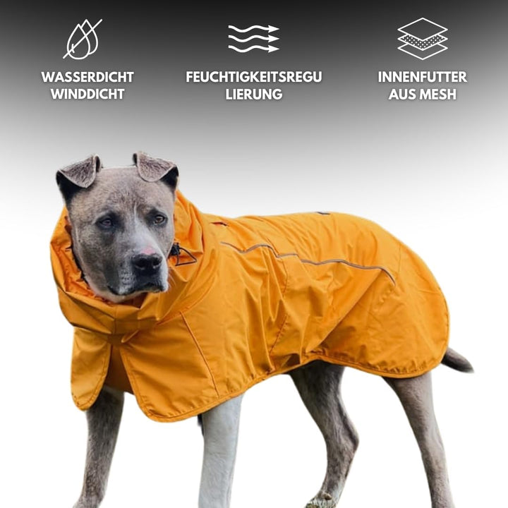Spark Paws Hunderegenmantel, wasserdichte Winddichte Regenjacke, für kleine, mittlere, grosse und ex