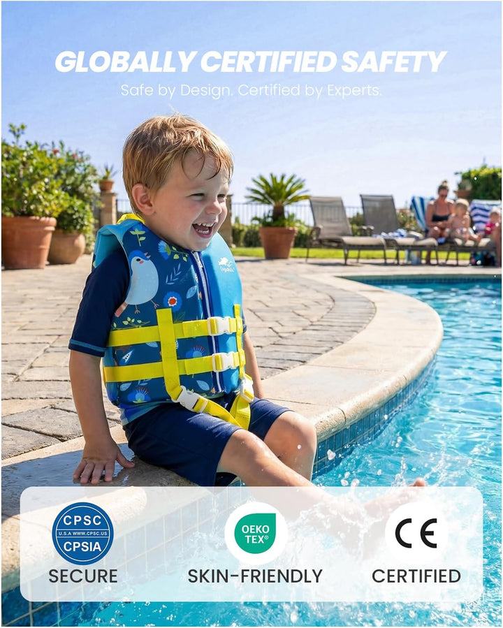 Gogokids Kinder Schwimmweste Float Jacket – Kleinkind Badeanzug Assist Bademode Schwimmtraining Auft