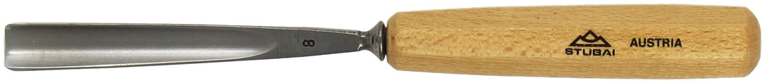 Stubai Stechbeitel Serie 55 - Form 8 : Gerades Hohleisen 16mm - 550816, 16mm