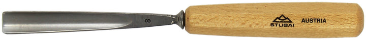 Stubai Stechbeitel Serie 55 - Form 8 : Gerades Hohleisen 16mm - 550816, 16mm