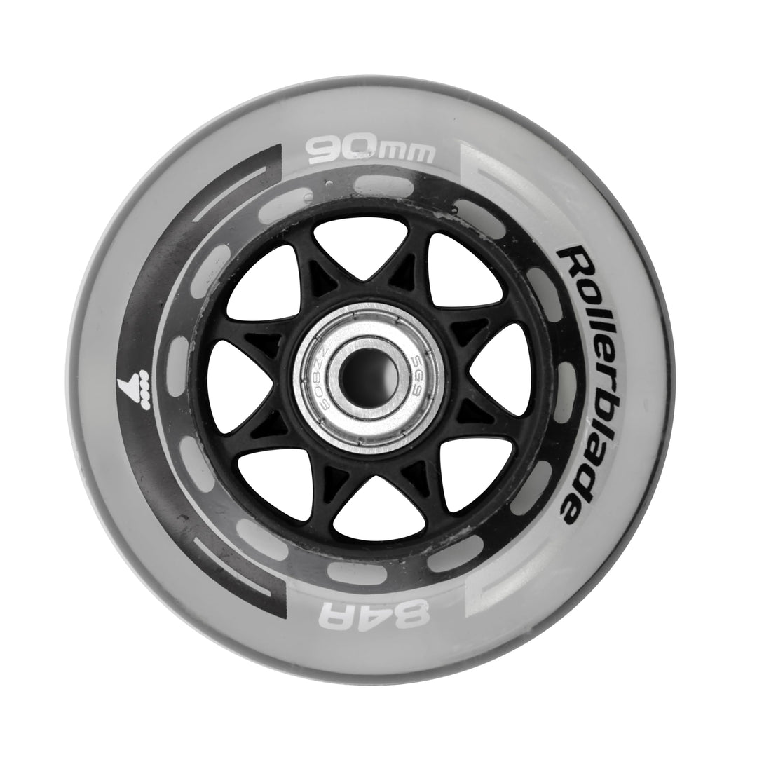 Rollerblade 90MM/SG9 Wheel/Bearing XT Clear, L
