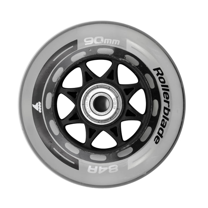 Rollerblade 90MM/SG9 Wheel/Bearing XT Clear, L