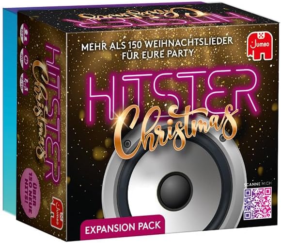 Hitster Christmas Erweiterungspack, EIN Party- und Kartenspiel für Erwachsene und Familien - 2 bis 1