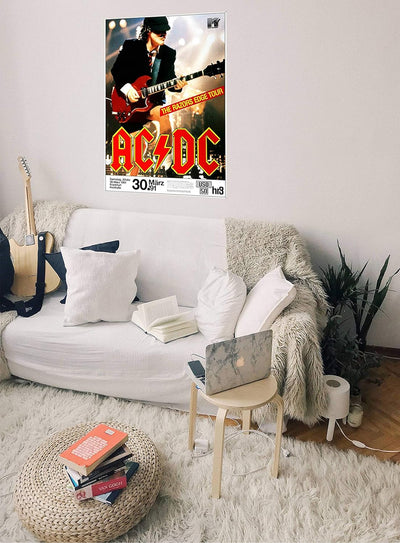 AC/DC - Razors Edge, Frankfurt 1991 » Konzertplakat/Premium Poster | Live Konzert Veranstaltung | DI