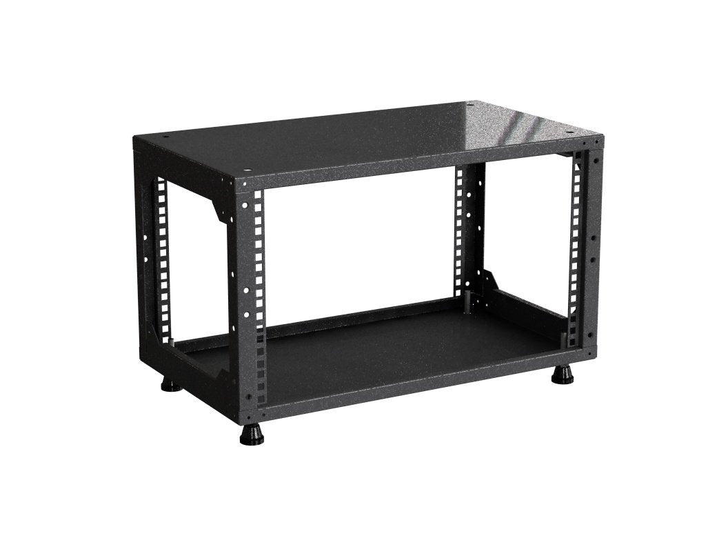 Rack Magic - 19" Mini Rack 6HE - 290mm Tiefe - Schwarz - 19 Zoll Serverschrank - 19" Studiorack - 19