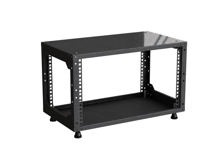 Rack Magic - 19" Mini Rack 6HE - 290mm Tiefe - Schwarz - 19 Zoll Serverschrank - 19" Studiorack - 19