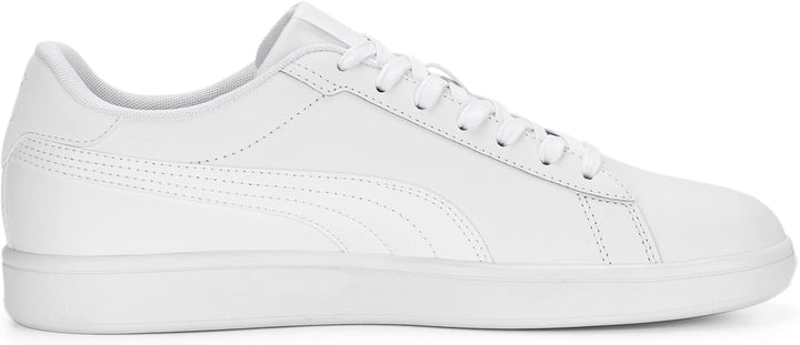 PUMA Unisex Kinder Smash 3.0 L Sneaker 36 EU Puma White Puma White Puma Gold, 36 EU Puma White Puma