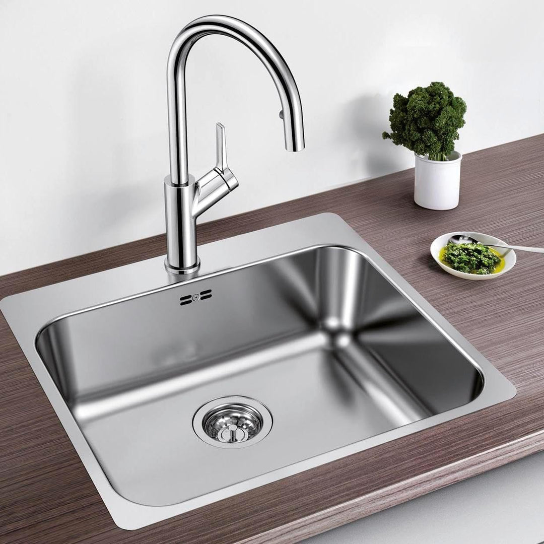 BLANCO 526354 SUPRA 500-IF/A Küchenspüle Edelstahl, Gebürsteter Stahl