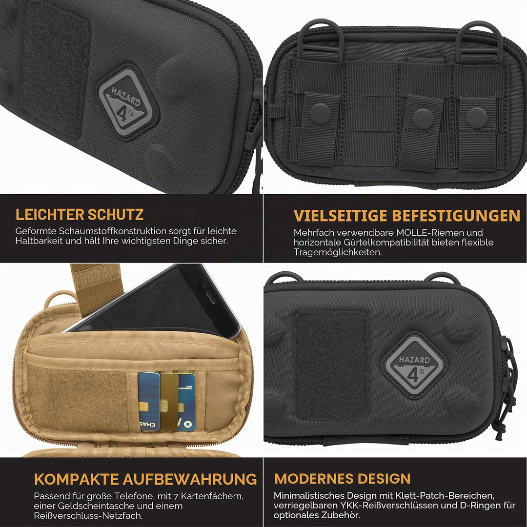 Hazard 4 Hatchling Admin Pouch schwarz Einheitsgrösse, schwarz Einheitsgrösse