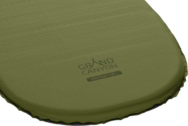 GRAND CANYON Hattan 5.0 L/XL-Isomatte 198 × 63 × 5cm/Selbstaufblasend &amp; isolierend/R-Wert 4.5 / Für