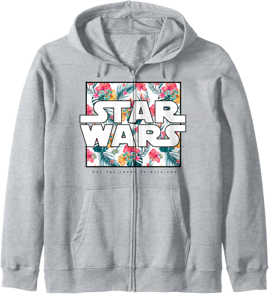 Star Wars May The Force Be With You Floral Box Logo Kapuzenjacke