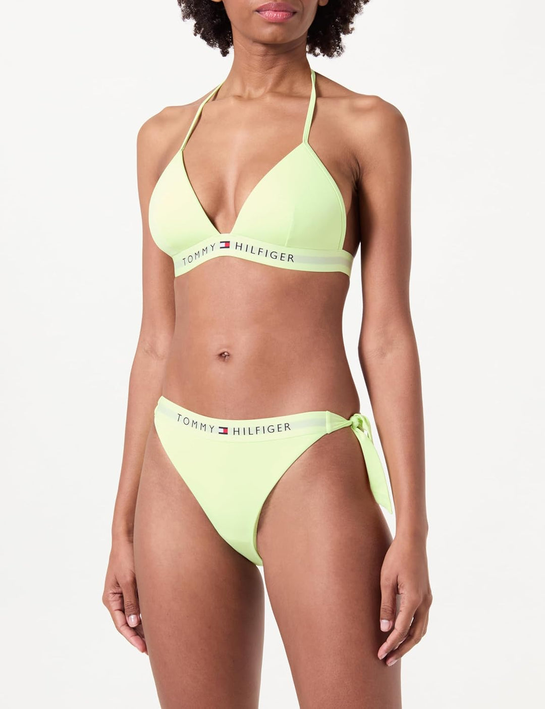 Tommy Hilfiger Damen Seitenschnürung XS Grün (Faded Lime), XS Grün (Faded Lime)