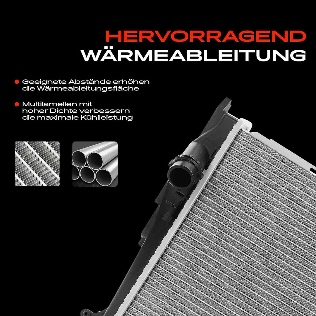 Frankberg Kühler Wasserkühler Motorkühler Schaltgetriebe/Automatikgetriebe Kompatibel mit 3er E90 E9