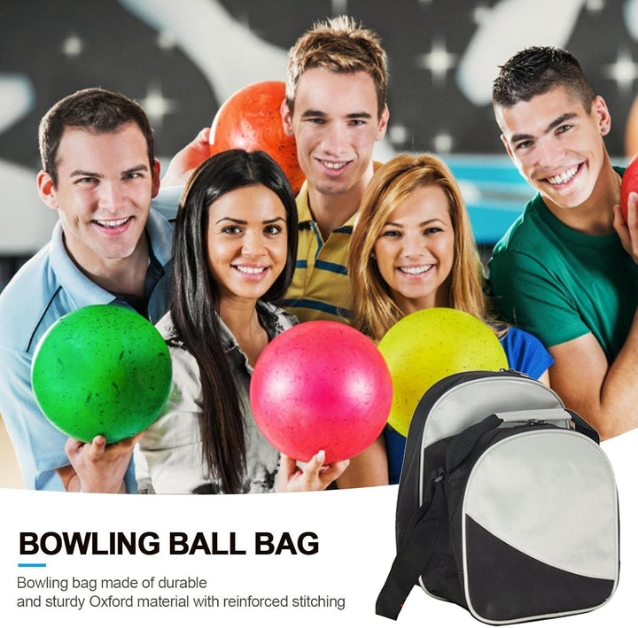 Rianpesn Bowlingkugel-Tasche, Tasche für Bowlingkugeln für Herren, Bowlingtasche, für 1 Bowlingkugel