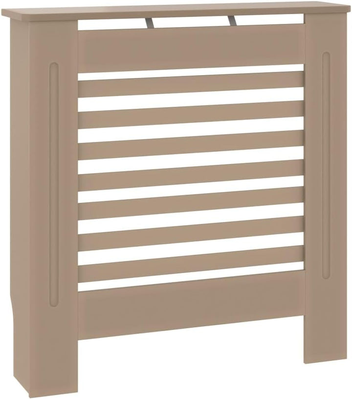 puraday Wohnzimmer Heizkörperabdeckung 78x19x81.5 cm MDF Heizkörperverkleidung Dekorative Lamellen-D