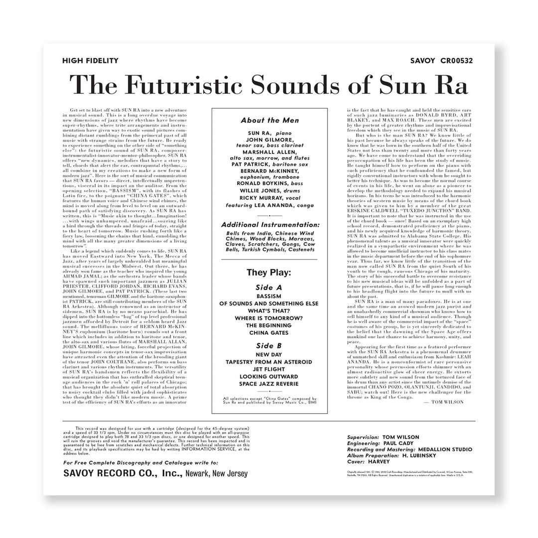 The Futuristic Sounds of Sun Ra [Vinyl LP], Vinyl
