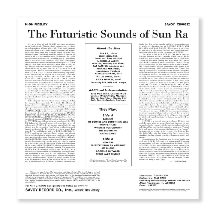 The Futuristic Sounds of Sun Ra [Vinyl LP], Vinyl